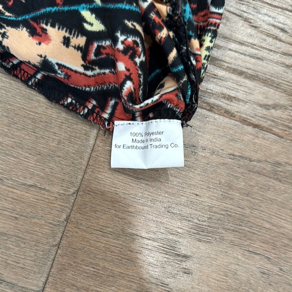 EARTHBOUND Aztec Multicolor Jumpsuit Size Small - Picture 8 of 9